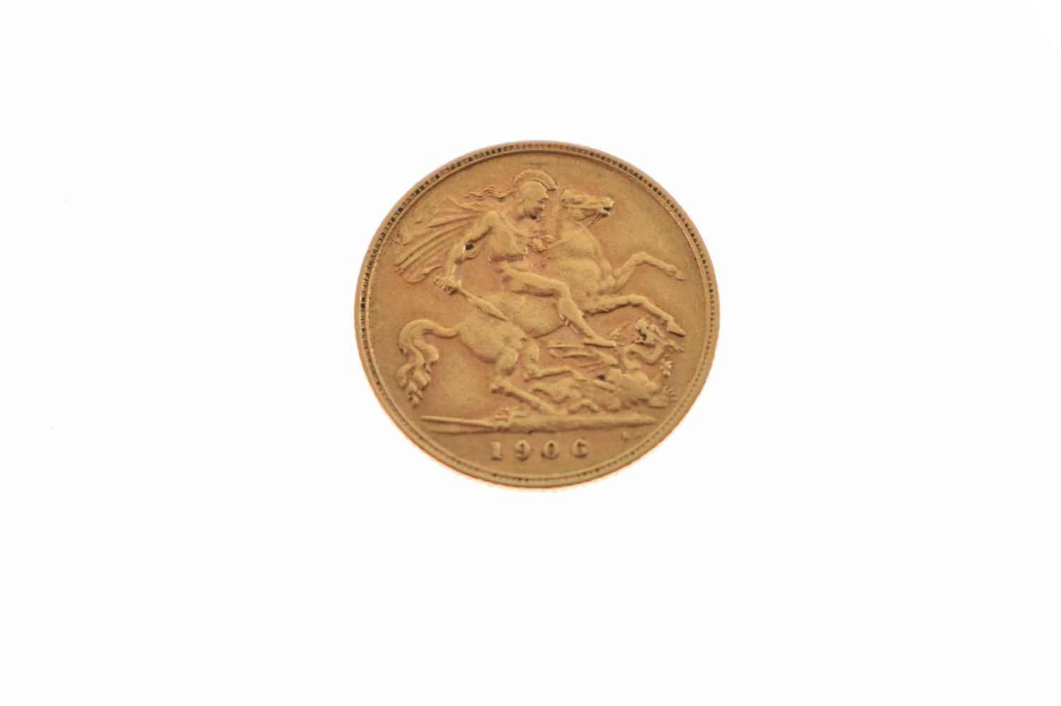 Edward VII gold half sovereign, 1906 - Bild 3 aus 3