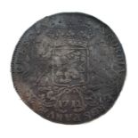 Netherlands silver ducaton coin, 1742