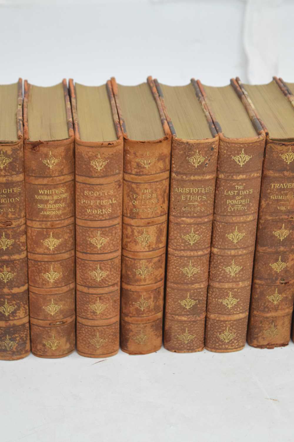 Twenty volumes from 'Sir John Lubbock's Hundred Books', leather bound, circa 1898 - Image 5 of 10