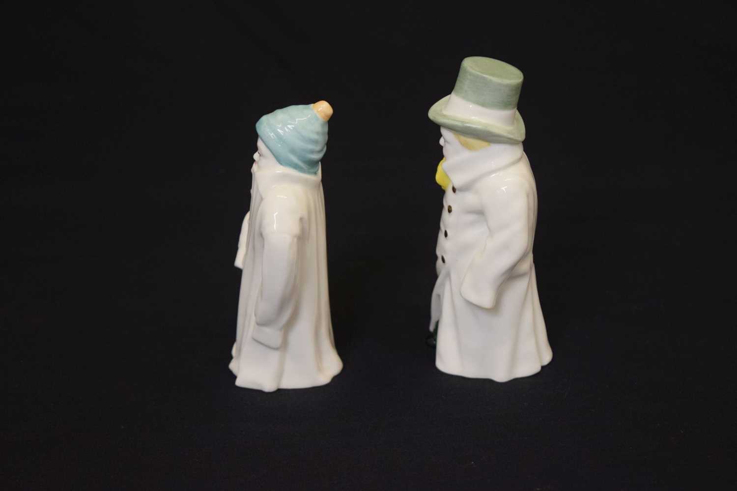 Royal Worcester - Two porcelain candle snuffers - Image 5 of 10