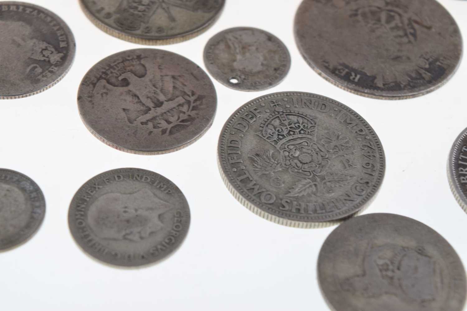 Quantity of GB coinage, together with a small quantity of silver jewellery - Image 10 of 10