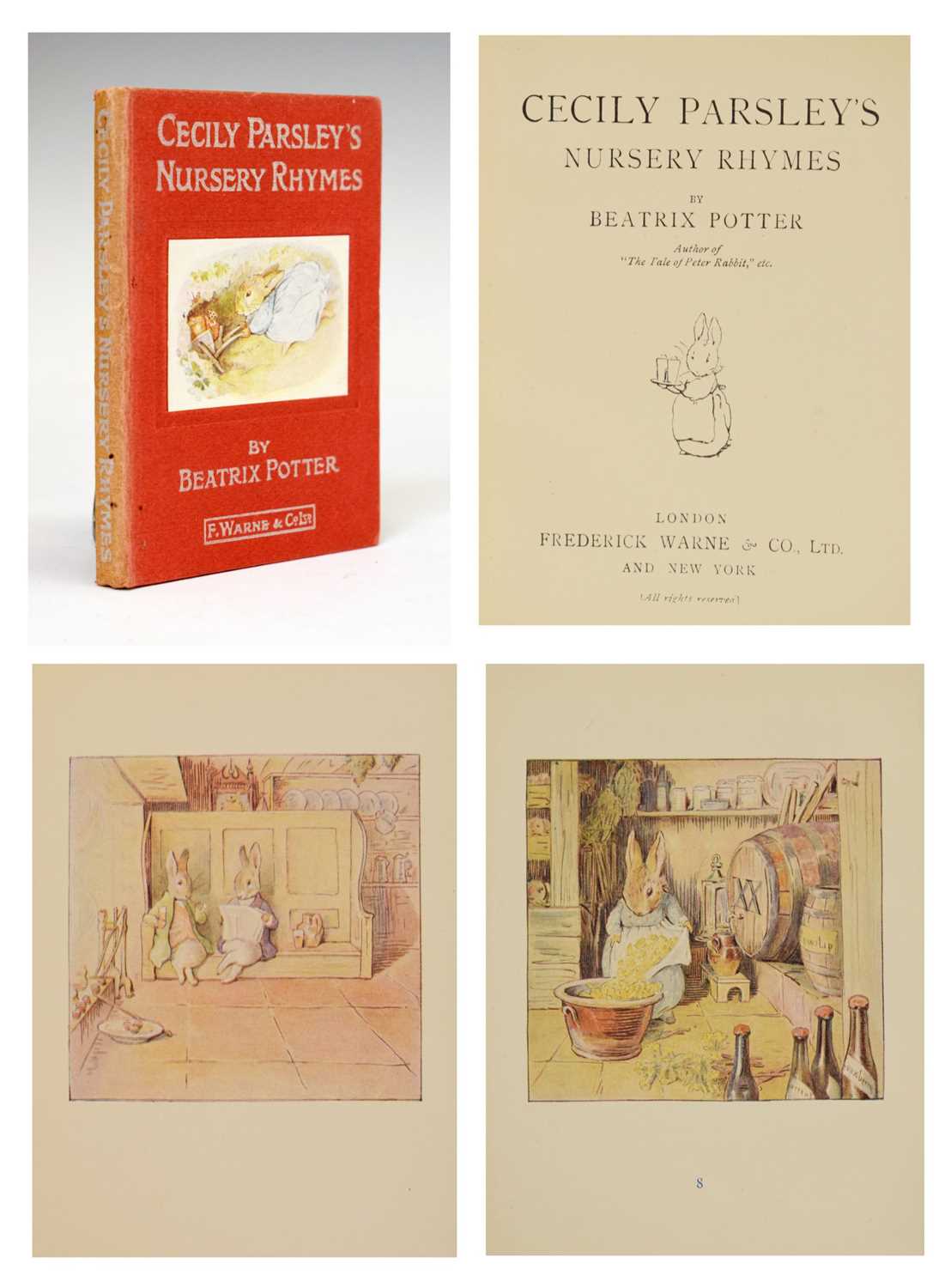 Potter, Beatrix - 'Cecily Parsley's Nursery Rhymes' - First edition - Image 2 of 37