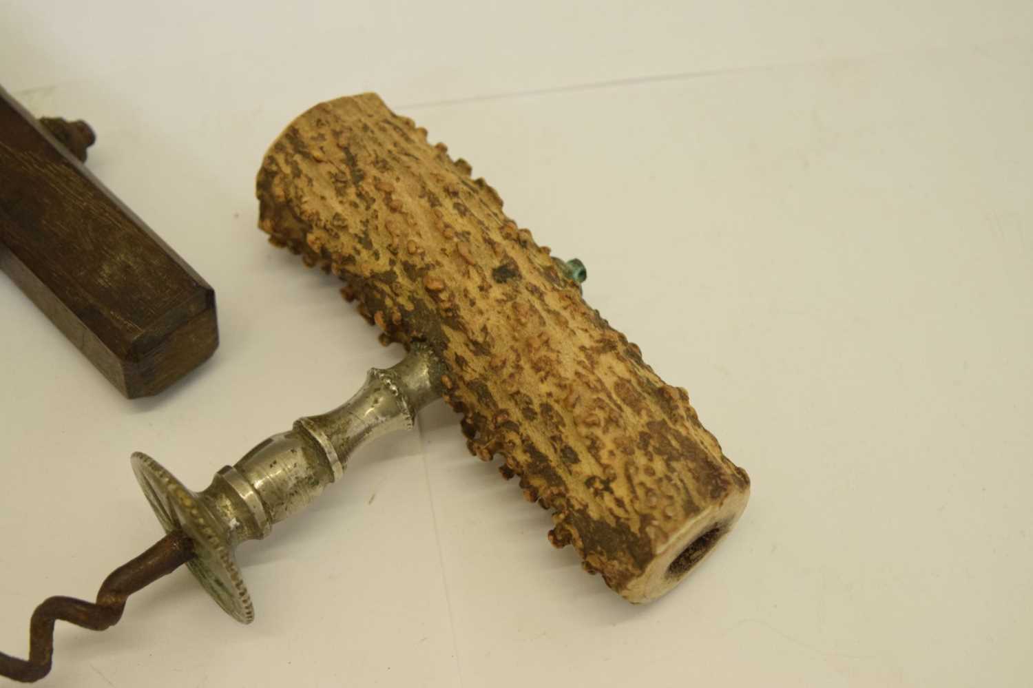 19th century Thomason-type brass corkscrew and one other - Image 4 of 6