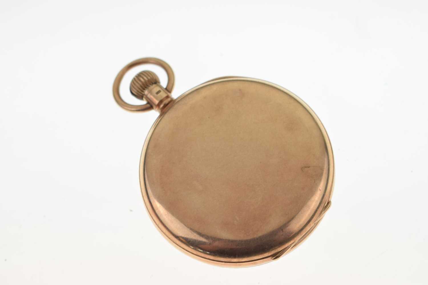 George V 9ct gold cased open-face pocket watch, J.W. Benson - Image 6 of 11