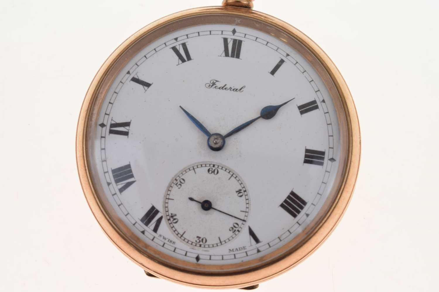 George V 9ct gold cased open-face pocket watch - Image 3 of 12