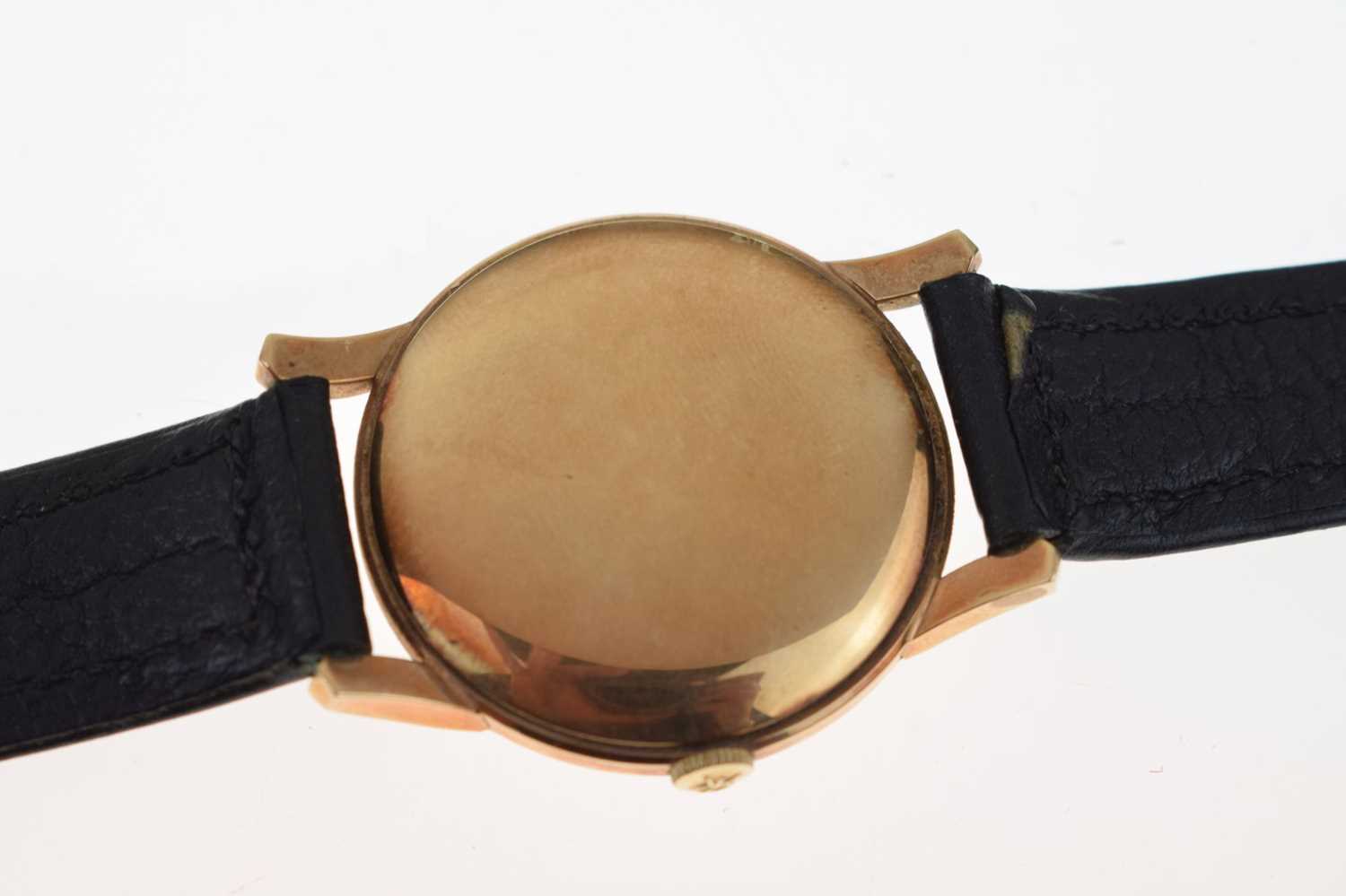 Vertex Revue - Gentleman's 9ct gold case wristwatch, circa 1959 - Image 7 of 9