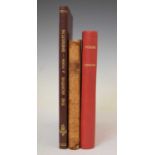 Poetry books, two 18th century and one early 19th century