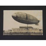 'H.M. Airship, The Gamma' postcard