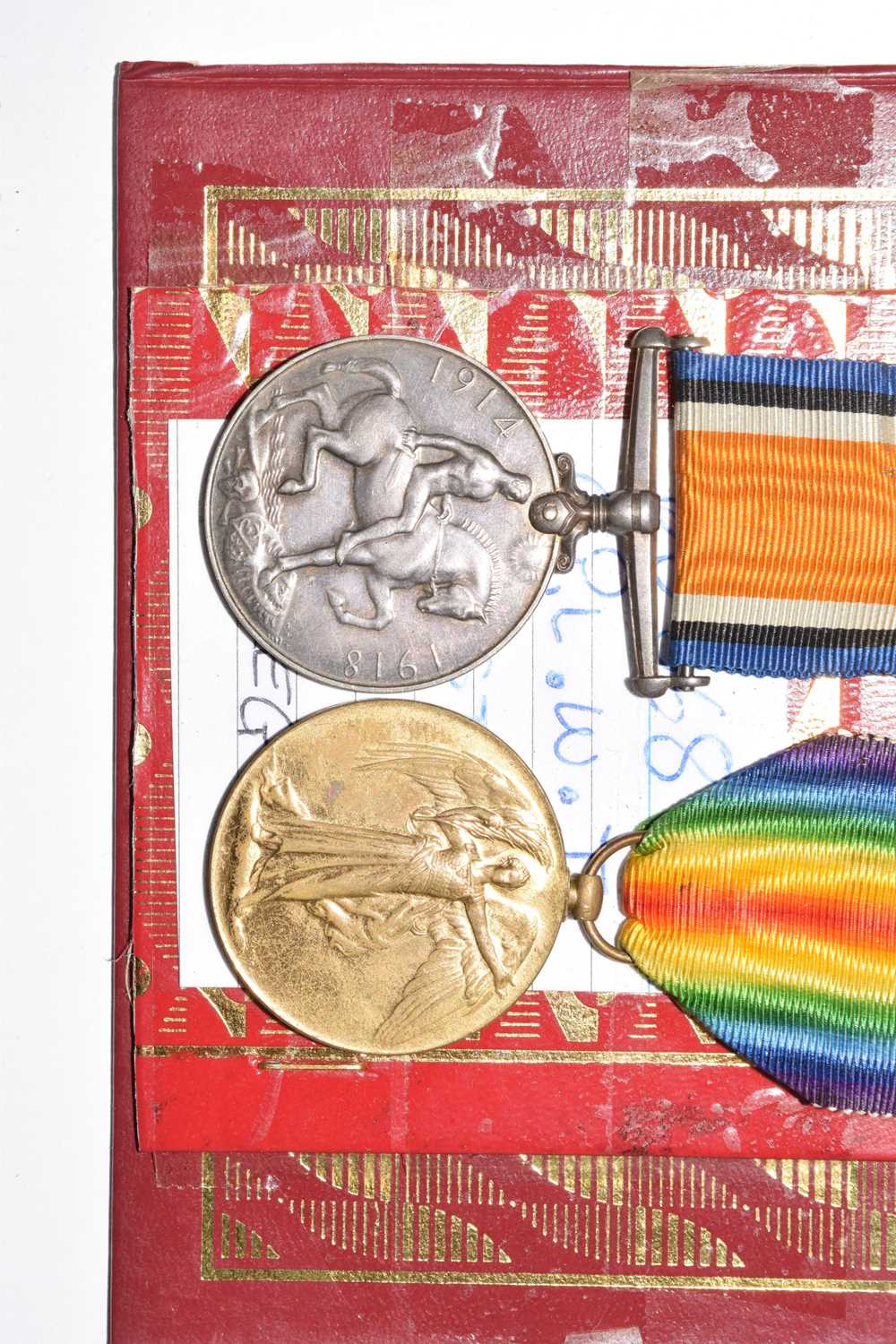 British First World War family medal group - Image 3 of 5