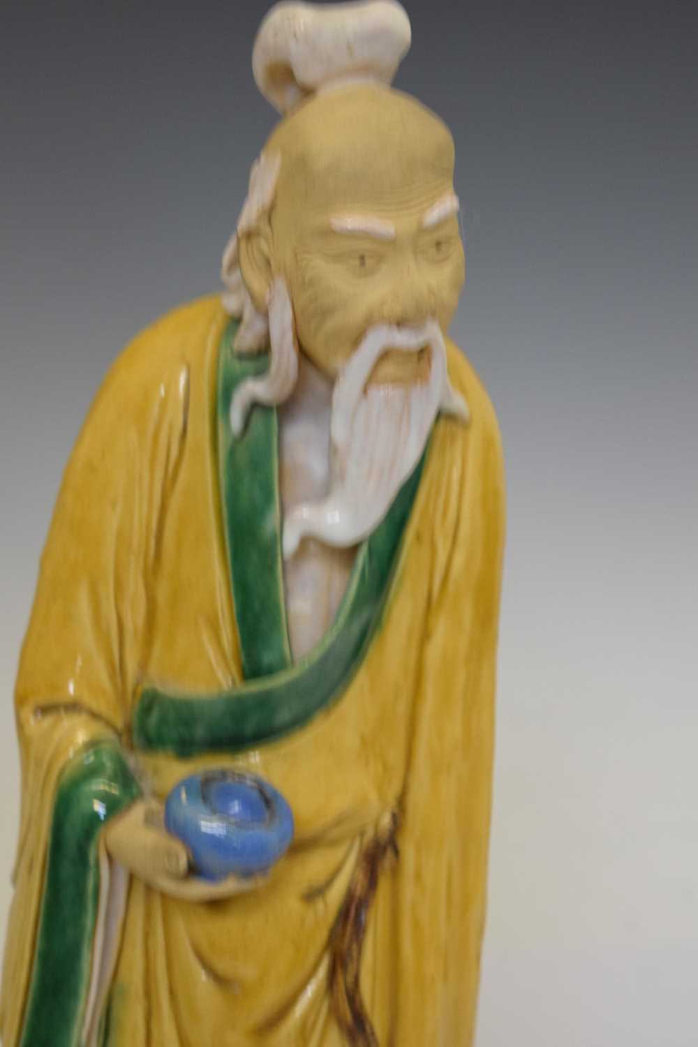 Pair of 20th century Chinese Tang-style Sancai figures - Image 5 of 13