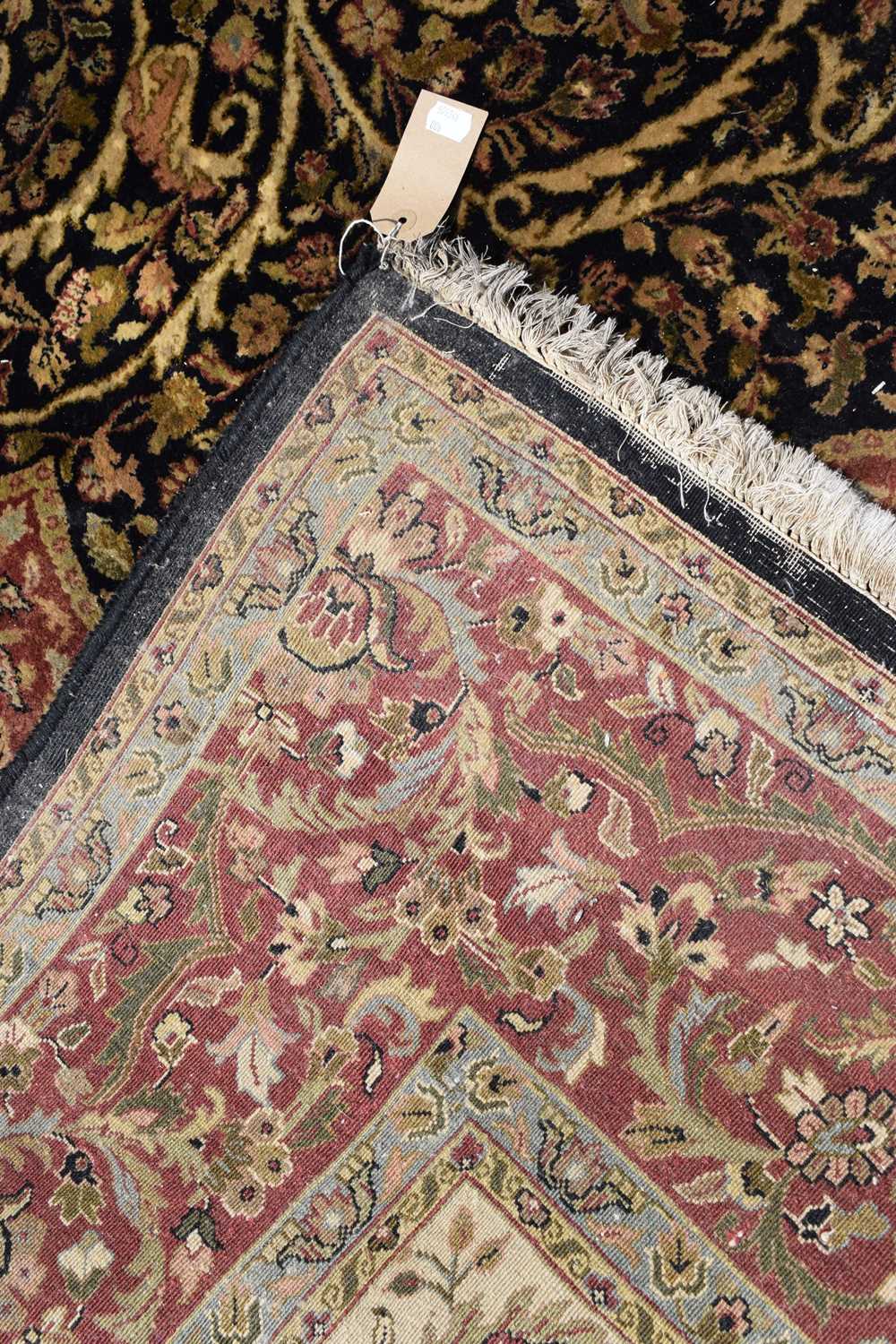 Large Indian machine-made wool carpet - Image 11 of 14