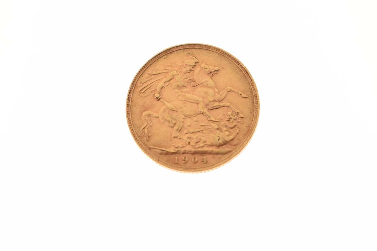 Edward VII gold sovereign, 1904 - Image 4 of 4