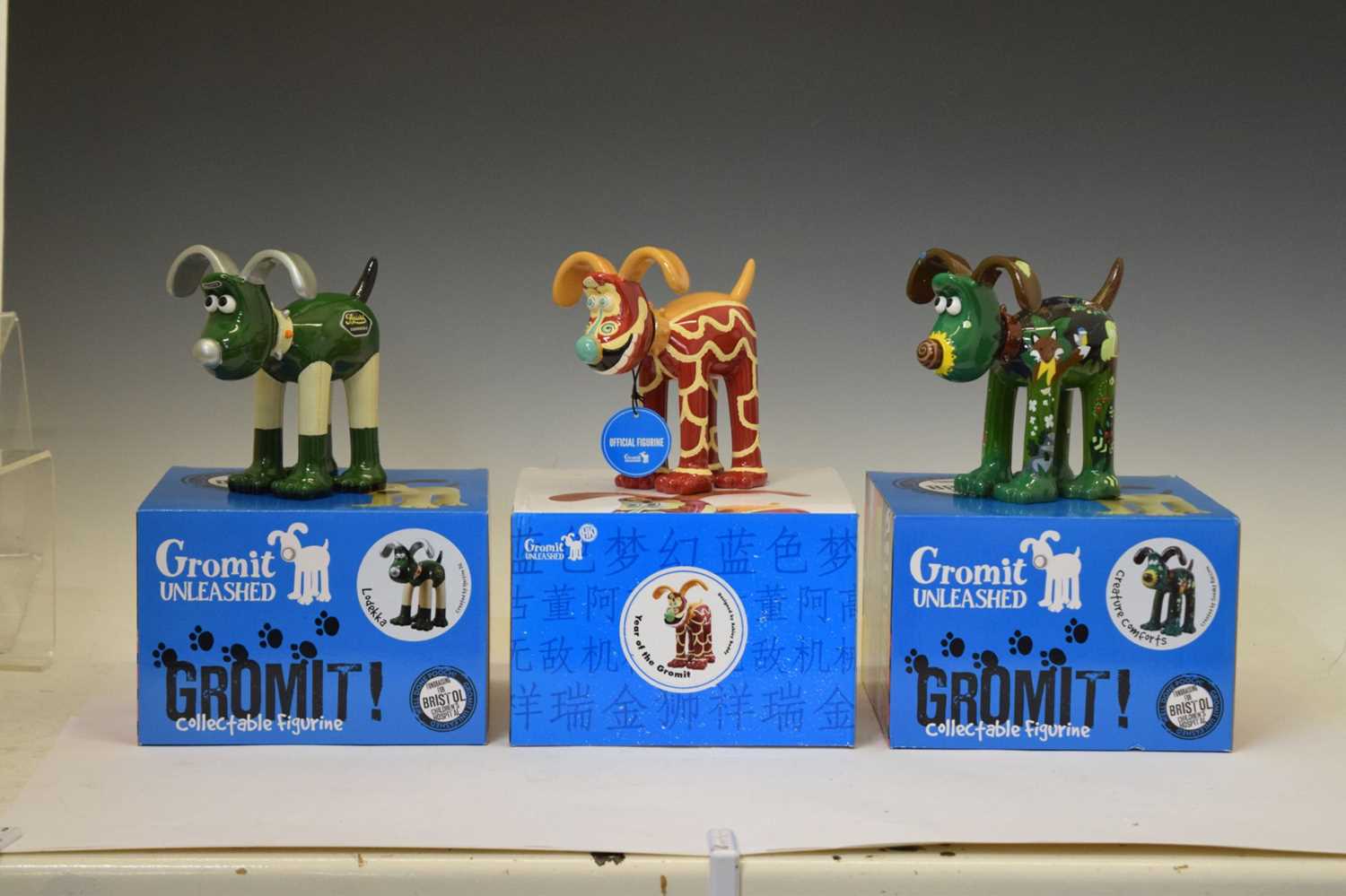 Aardman/Wallace and Gromit - 'Gromit Unleashed' figures - Image 2 of 11