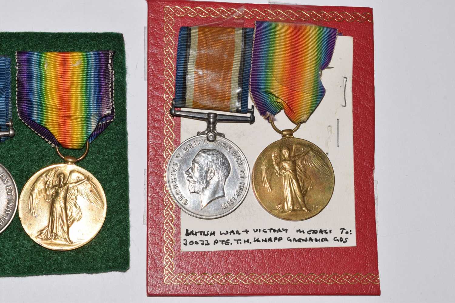 British First World War medal pair and trio - Image 3 of 5