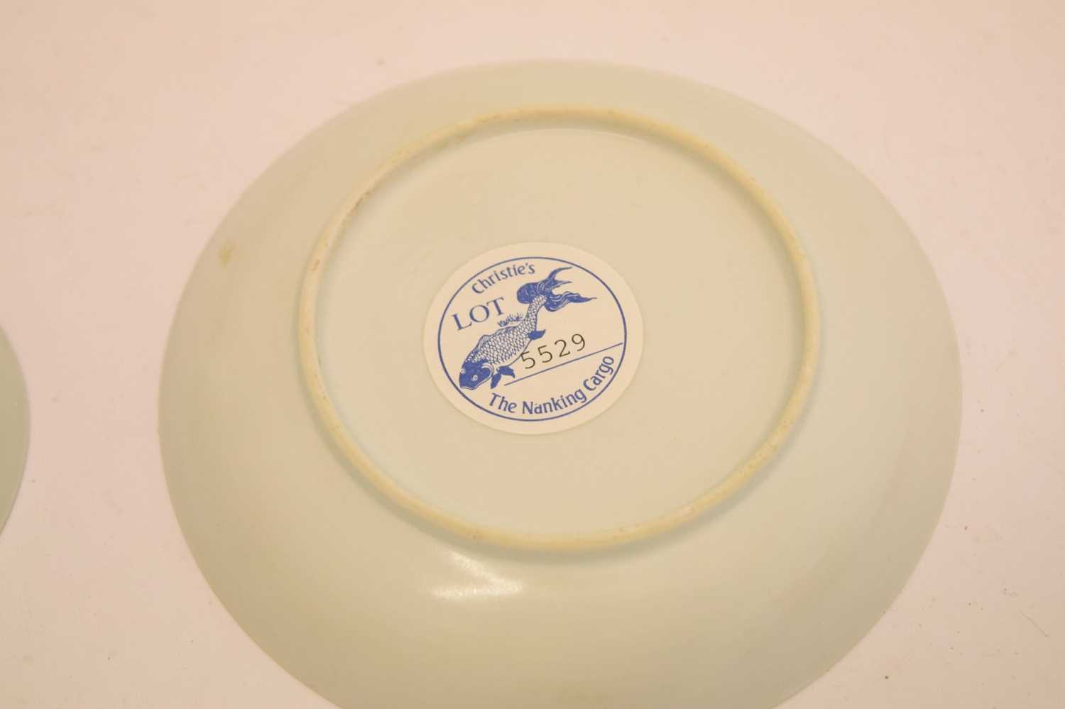 Nanking cargo porcelain tea bowl and saucer - Image 8 of 11