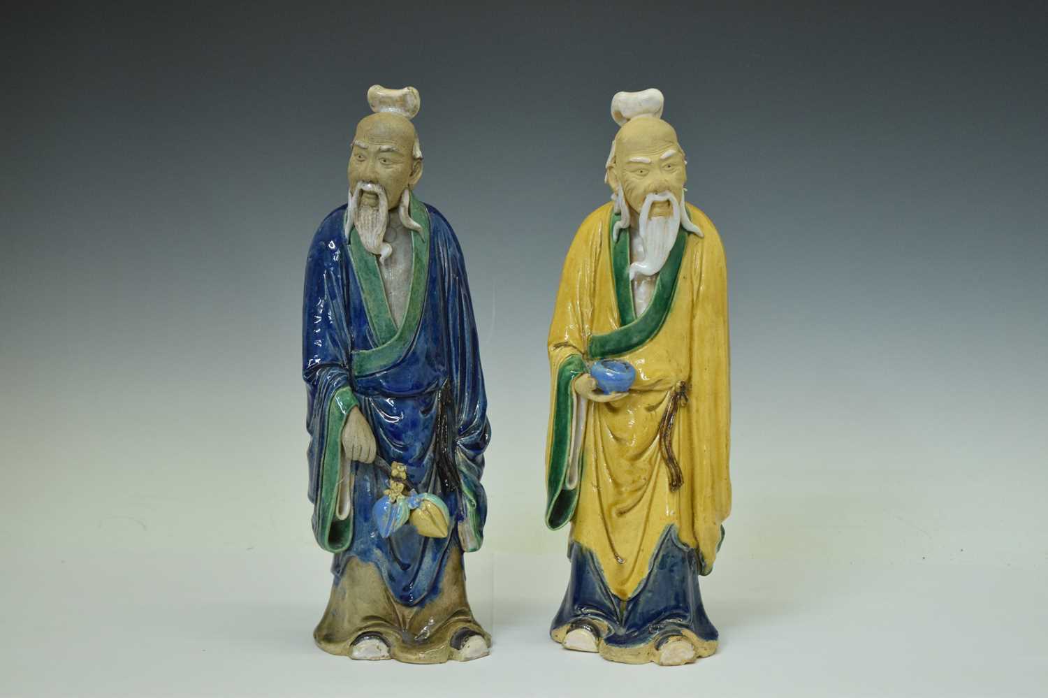 Pair of 20th century Chinese Tang-style Sancai figures - Image 11 of 13