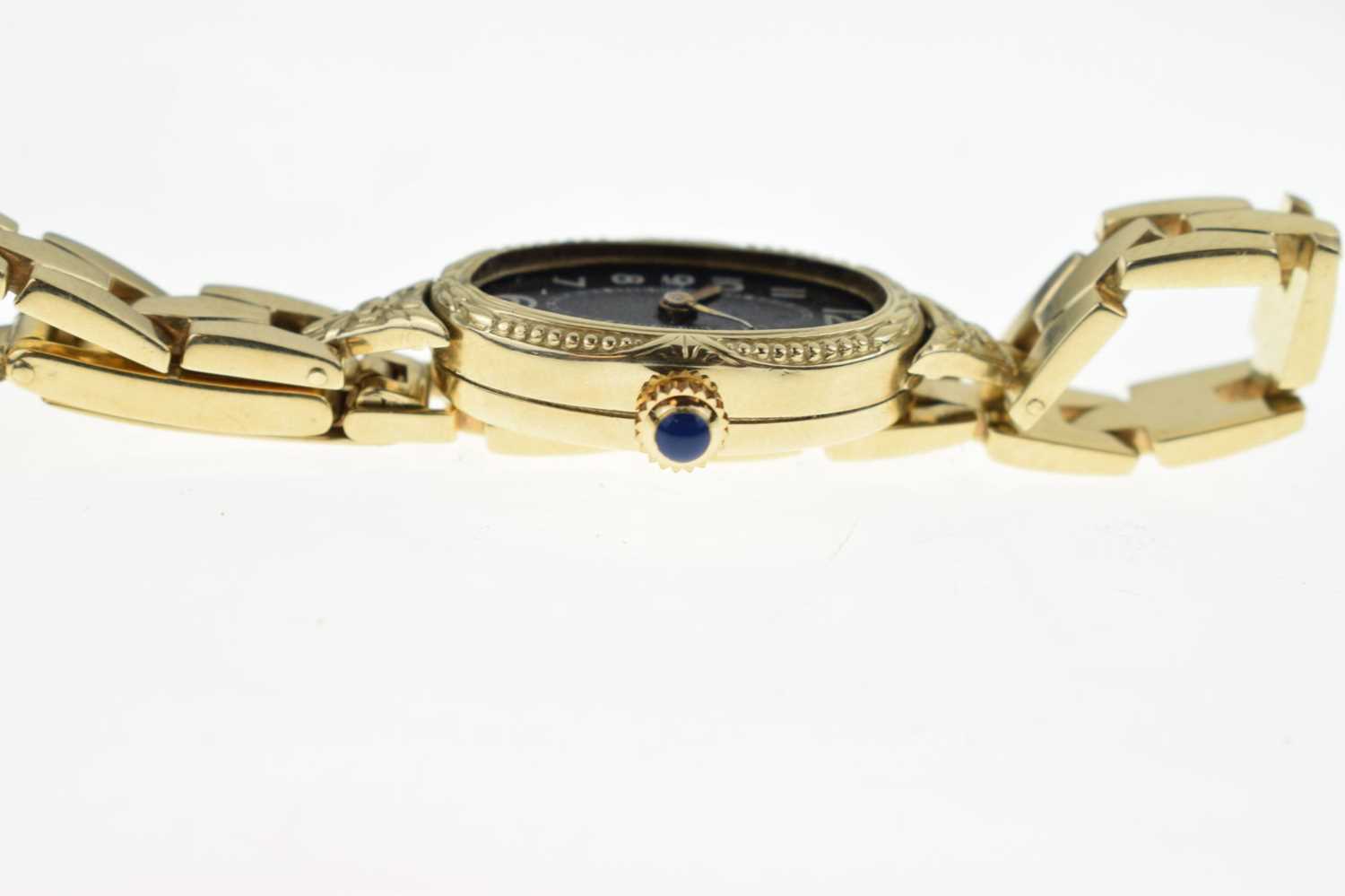 Lady's yellow metal stamped 585 bracelet watch - Image 4 of 9