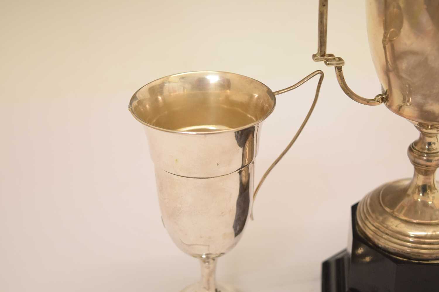 Three George V silver trophy cups - Image 2 of 9