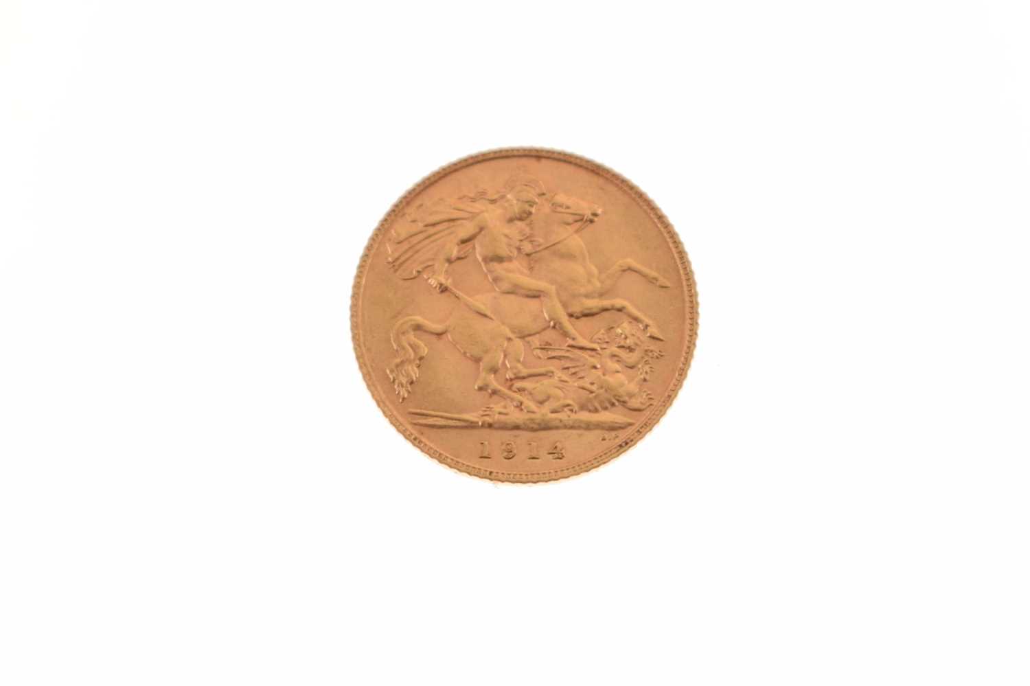 George V gold half sovereign, 1914 - Bild 4 aus 4