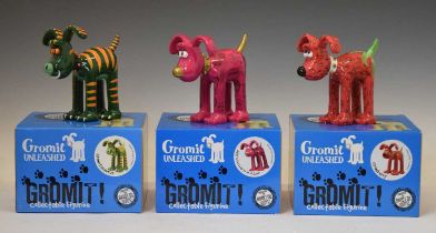 Aardman/Wallace and Gromit - 'Gromit Unleashed' figures