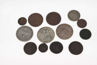 Small quantity of GB silver and copper coinage