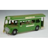 Triang - Large tinplate 'Green Line' single-decker London bus