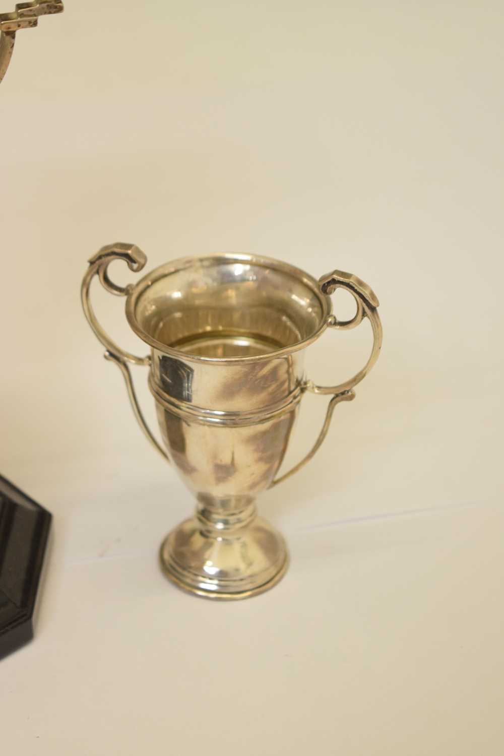 Three George V silver trophy cups - Image 3 of 9
