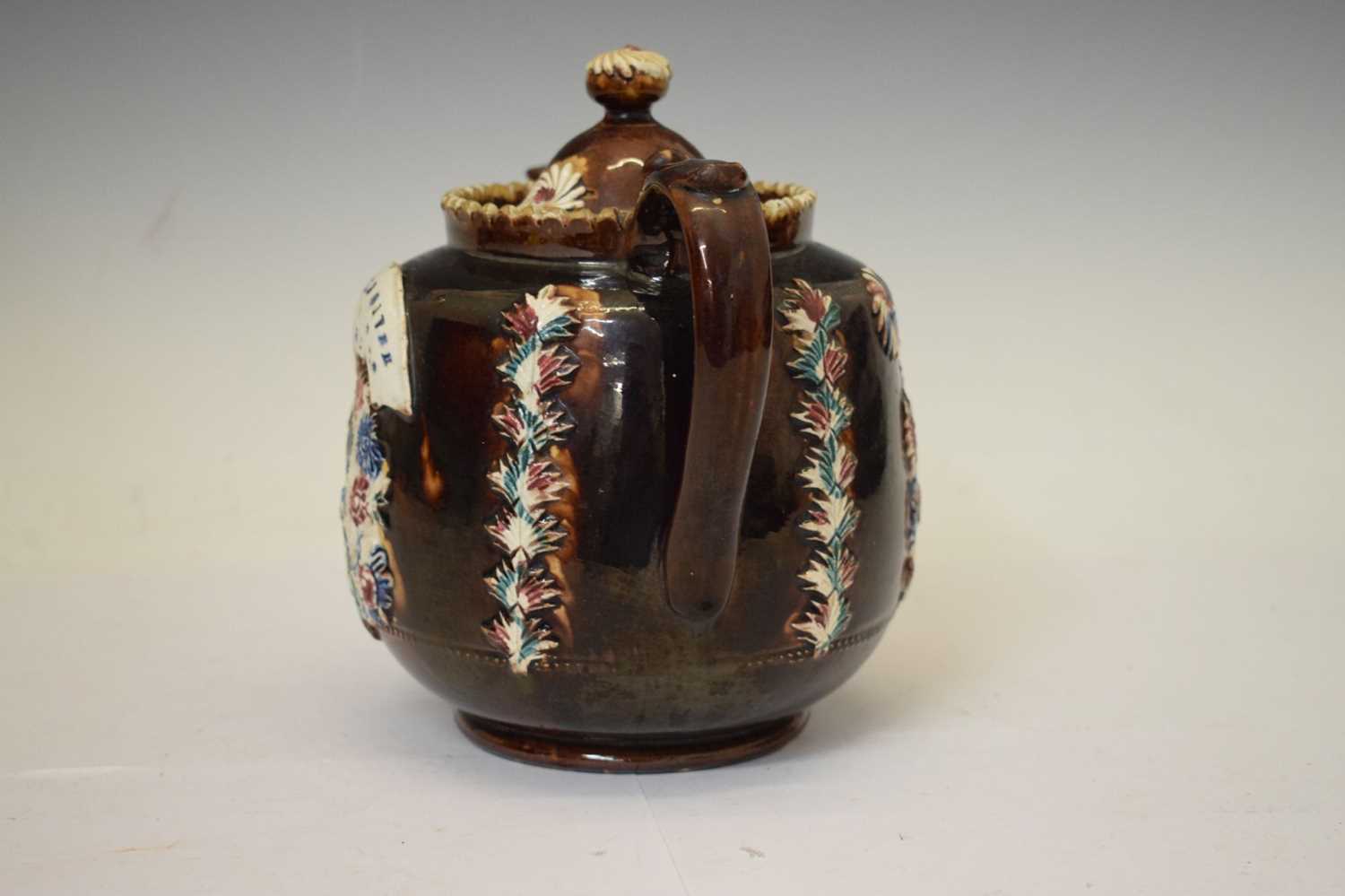 Measham Bargeware teapot - Image 7 of 12