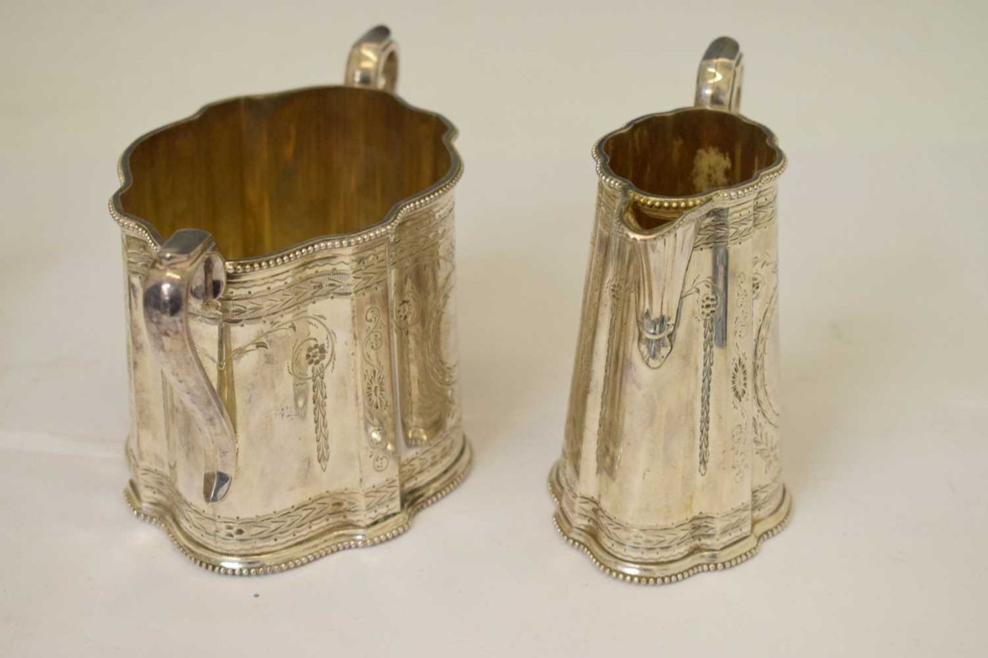 Victorian four-piece silver tea and coffee service - Image 17 of 22