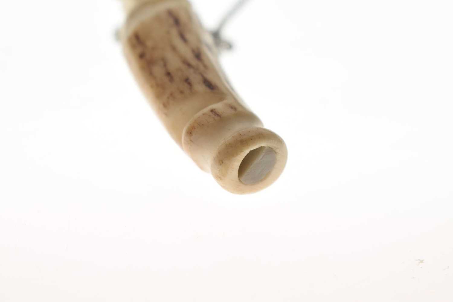 Stag antler whistle - Image 5 of 9