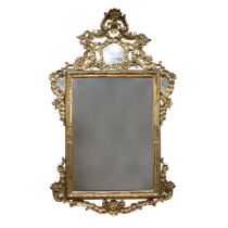 Gilded wood mirror