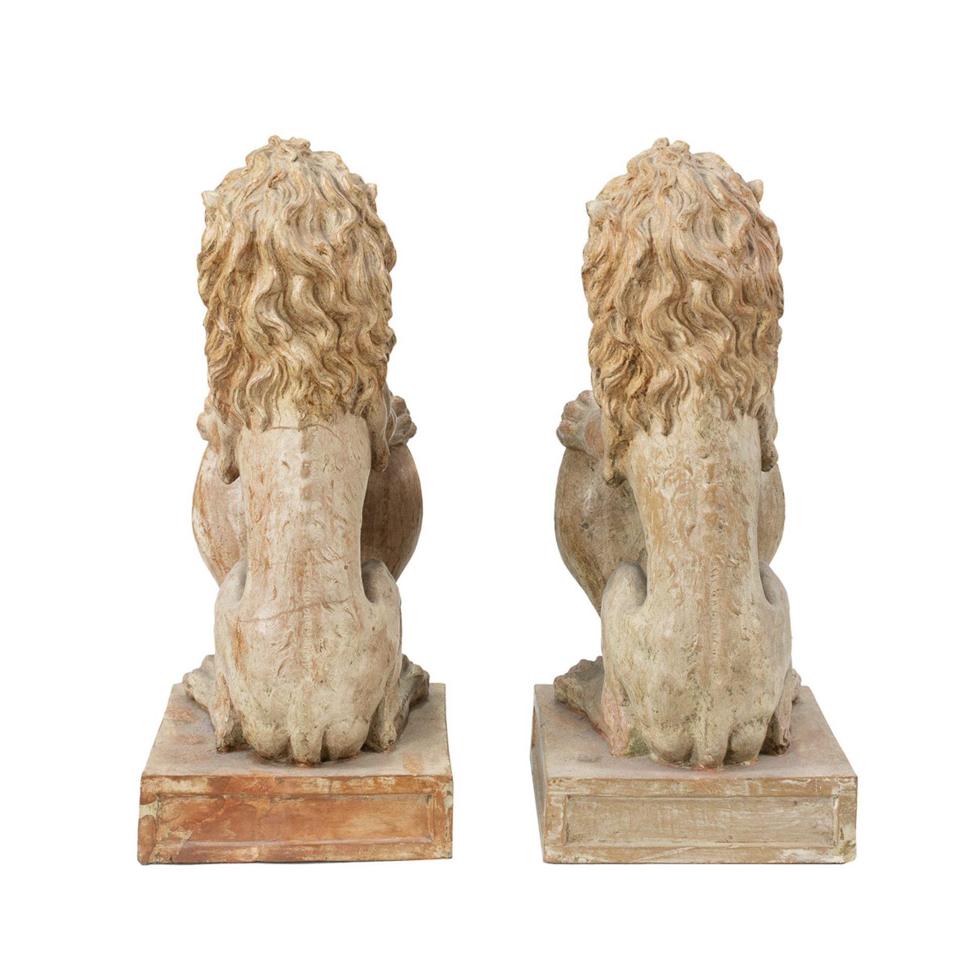 Pair of terracotta sculptures - Bild 2 aus 2