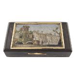 Gold and micromosaic snuffbox