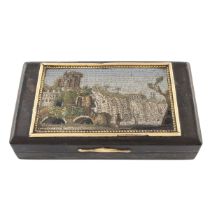 Gold and micromosaic snuffbox