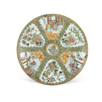 Famille Rose porcelain plate