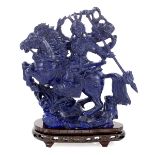 Lapis lazuli sculpture