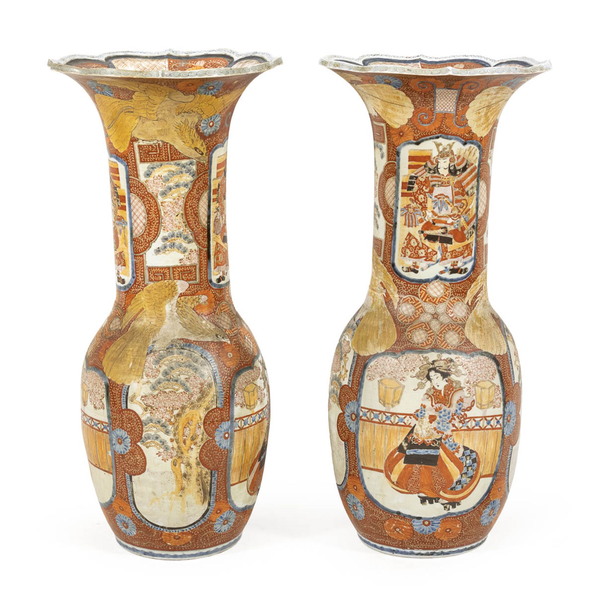 Pair of porcelain vases