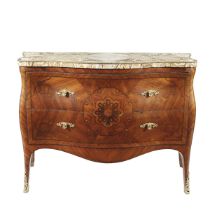 Wood and marble Chest of drawers