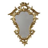 Gilded wood mirror