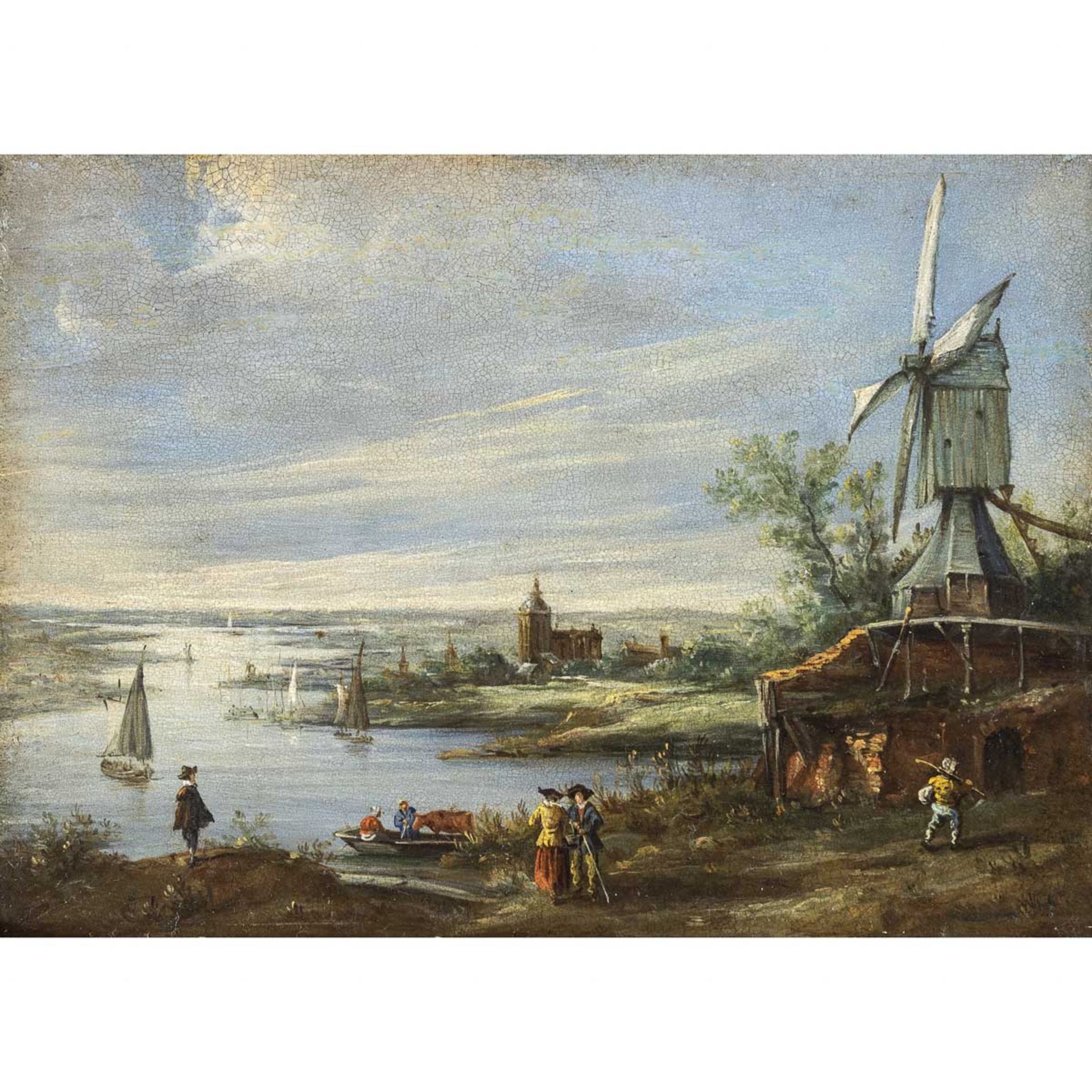 Jan Van Goyen, workshop of - Image 2 of 4