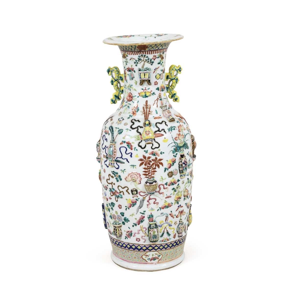 Famille Rose porcelain vase