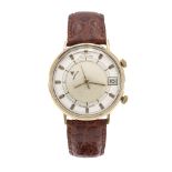 Jager Le Coultre Memodate Alarm clock vintage wristwatch