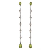 Percossi Papi 18kt white gold pendant earrings