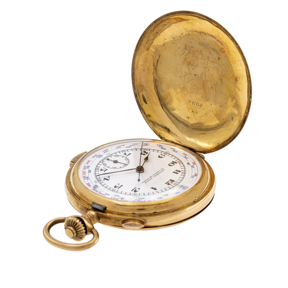 National Watch La Chaux De Fond, pocket watch - Image 2 of 7