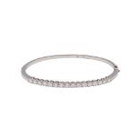 18kt white gold and diamonds cuff bracelet