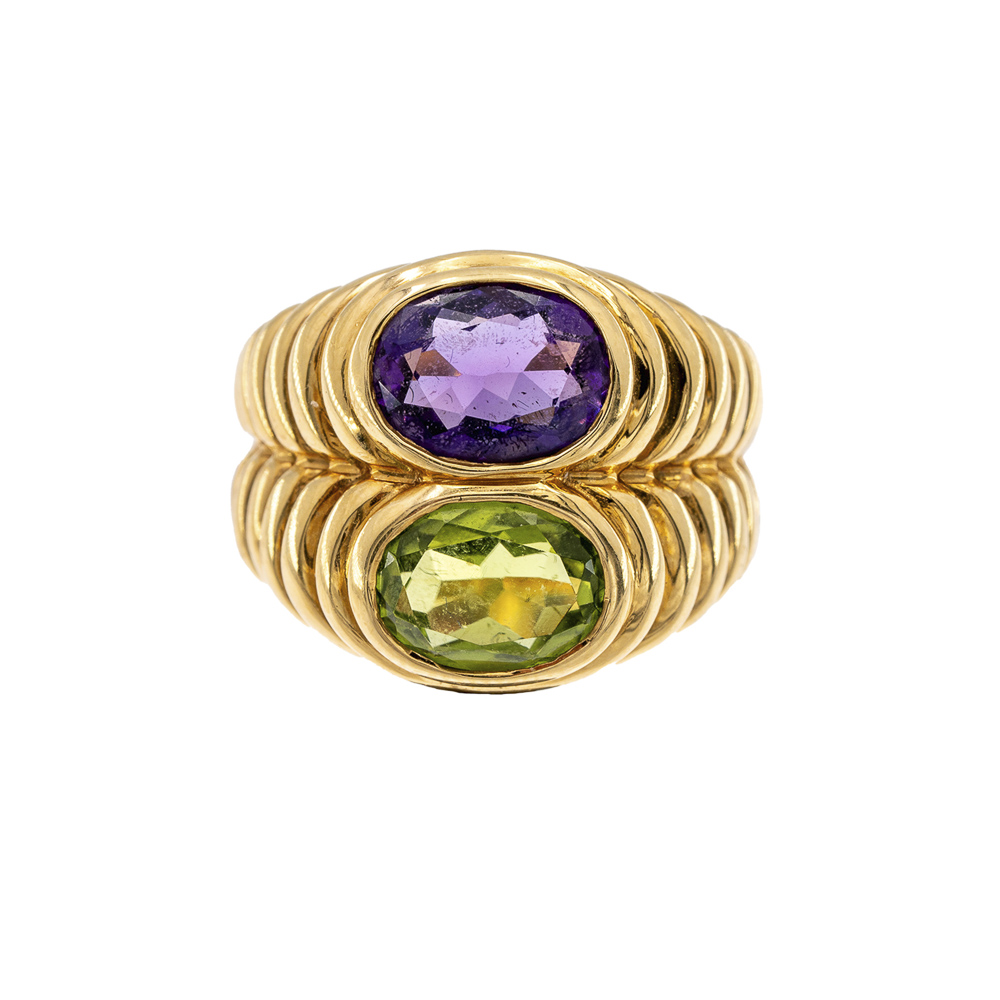Bulgari Double Baccellato collection ring - Image 2 of 3