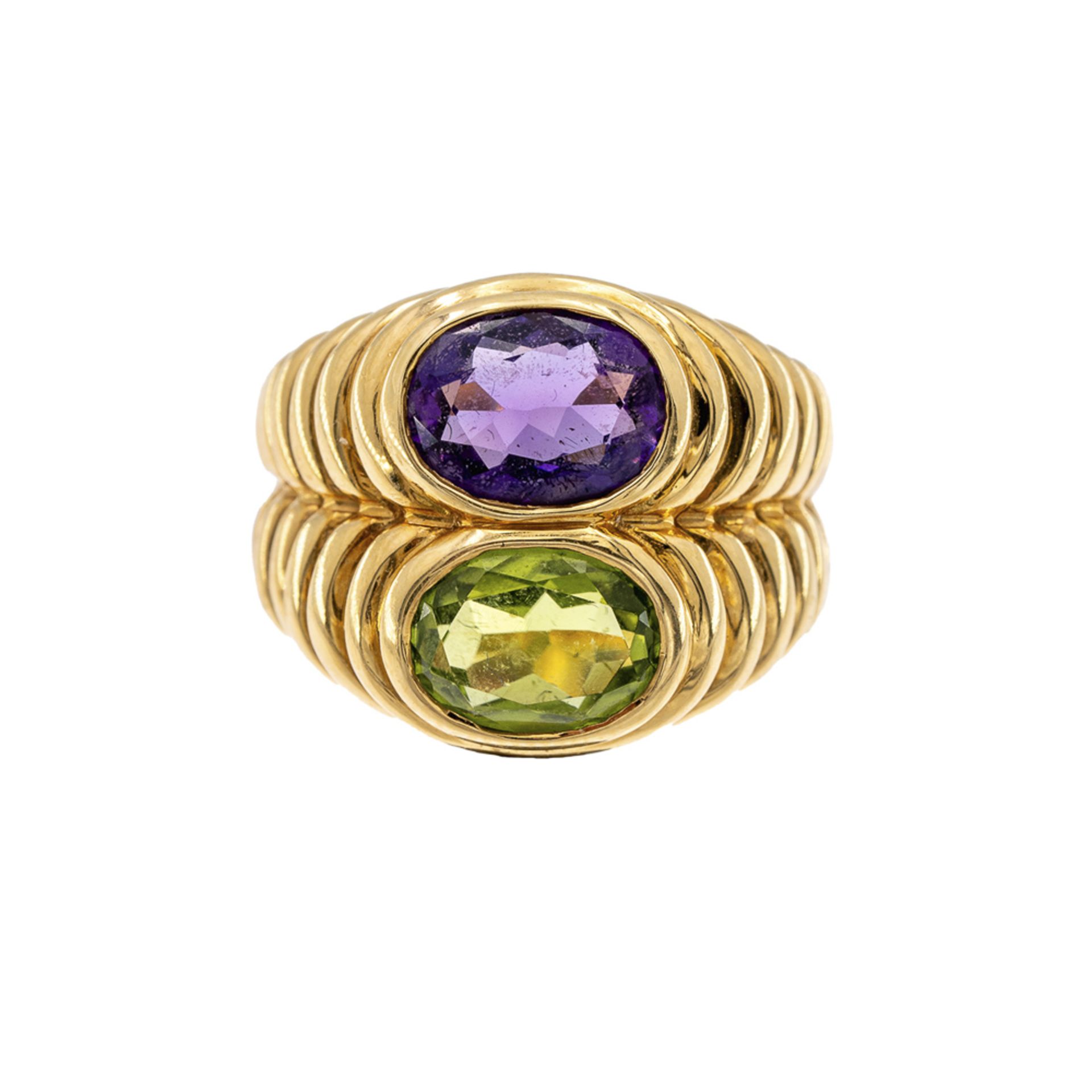 Bulgari Double Baccellato collection ring - Image 2 of 3