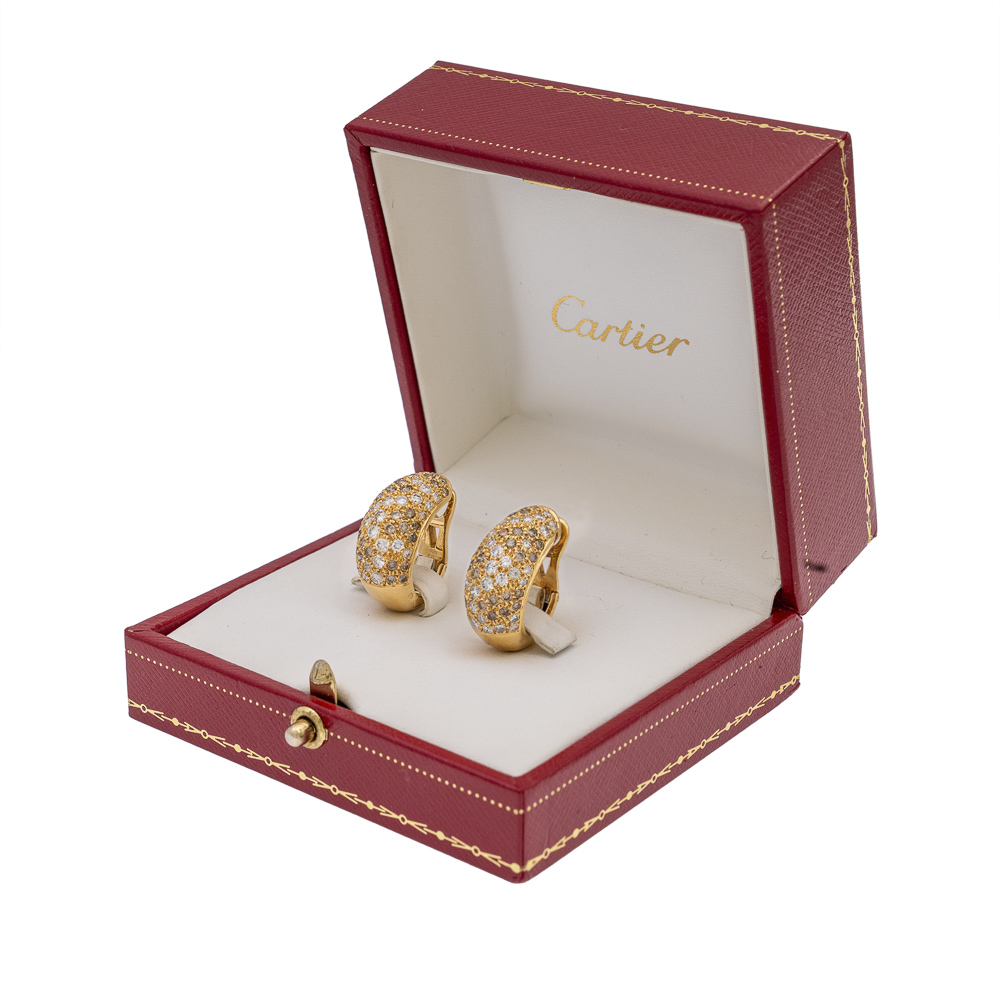 Cartier Sauvage collection lobe earrings - Image 3 of 4