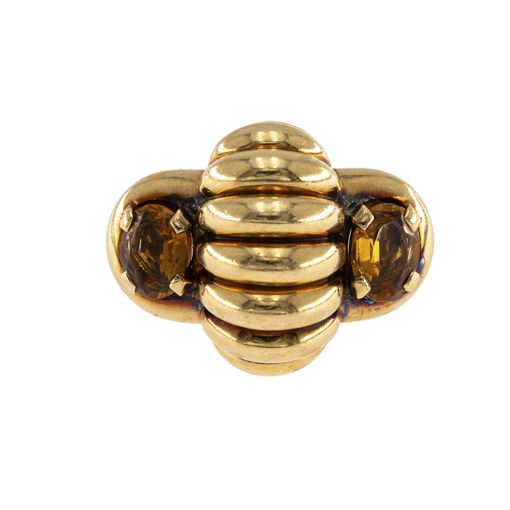 18kt yellow gold ring - Image 2 of 3