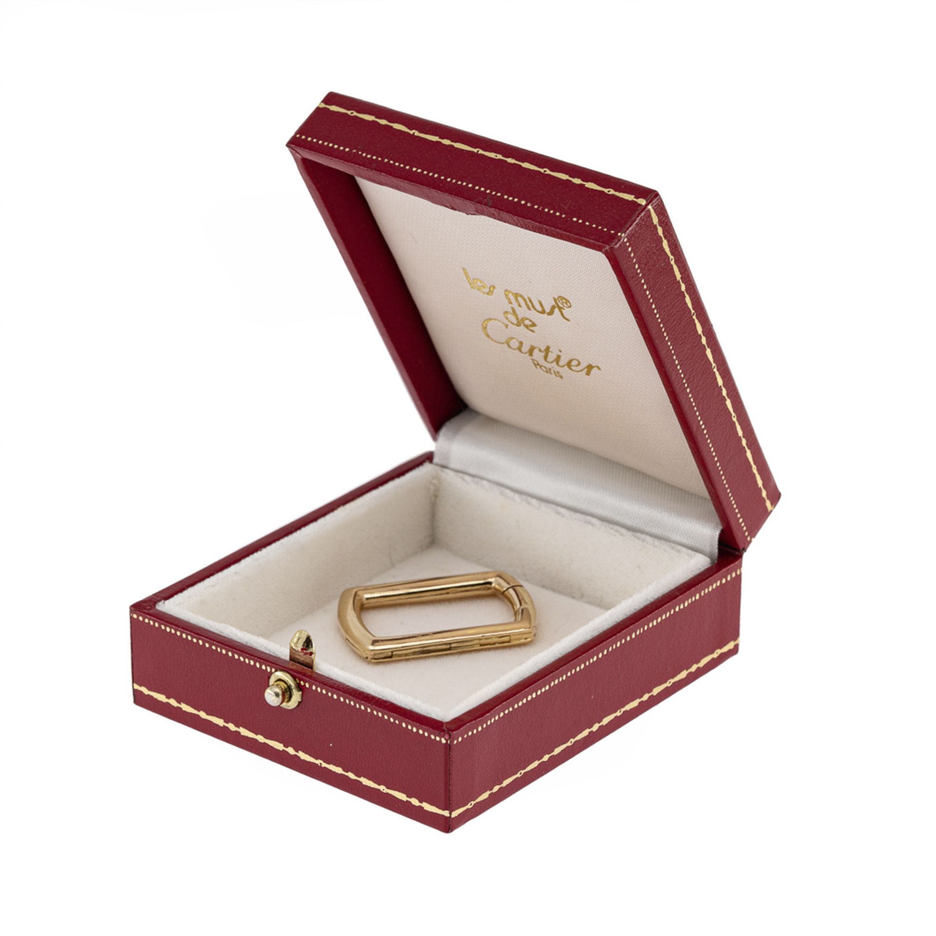 Cartier 18kt yellow gold key ring - Image 2 of 3